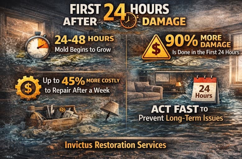 What to Do in the First 24 Hours After Water Enters Your Home