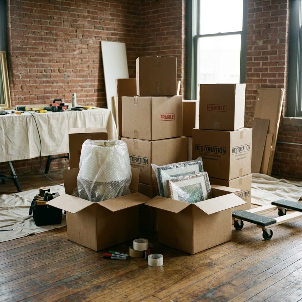 Content Cleaning & Pack Out